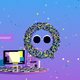 Illustration for article titled A Game About Going To Art School In A World Made Out Of 90s Screen Savers